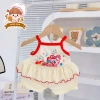 Freeship Voucher Bộ Hai Dây Thun Lạnh In Nhiệt Cute Siêu Thoáng Mát Bé Gái 4-15Kg 8