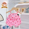 Freeship Voucher Bộ Hai Dây Thun Tăm Lạnh Cute Thoáng Mát Bé Gái 4-15Kg Giá 22.200 9