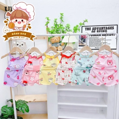 Freeship + Voucher Bộ Hai Dây Thun Tăm Lạnh Mỏng Mát Dễ Thương Cho Bé Gái 6-17kg Thoải Mái, Thoáng Mát 3 Freeship + Voucher Bộ Hai Dây Thun Tăm Lạnh Mỏng Mát Dễ Thương Cho Bé Gái 6-17kg Thoải Mái, Thoáng Mát 3