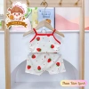 Freeship + Voucher Bộ Hai Dây Thun Tăm Lạnh Mỏng Mát Dễ Thương Cho Bé Gái 6-17kg Thoải Mái, Thoáng Mát 9
