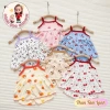 Freeship Voucher Bộ Hai Dây Vải Thun Tăm Lạnh 6-17kg Cho Bé Gái Thoải Mái, Thoáng Mát, Giá 23.200₫ 2