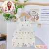 Freeship Voucher Bộ Hai Dây Vải Thun Tăm Lạnh Bé Gái 6-17kg Thoáng Mát Thoải Mãi MK17 5