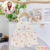 Freeship Voucher Bộ Hai Dây Vải Thun Tăm Lạnh Bé Gái 6-17kg Thoáng Mát Thoải Mãi MK17 6