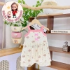 Freeship Voucher Bộ Hai Dây Vải Thun Tăm Lạnh Bé Gái 6-17kg Thoáng Mát Thoải Mãi MK17 7