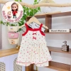 Freeship Voucher Bộ Hai Dây Vải Thun Tăm Lạnh Bé Gái 6-17kg Thoáng Mát Thoải Mãi MK17 8