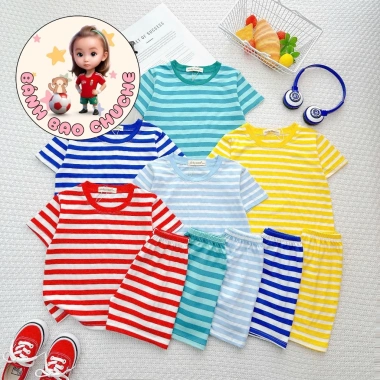 Freeship Voucher Cộc Tay Thun Lạnh Thoáng Mát Họa Tiết Cute 6-16kg Giá 31.200đ 2