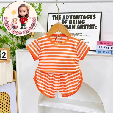 Freeship Voucher Cộc Tay Thun Lạnh Thoáng Mát Họa Tiết Cute 6-16kg Giá 31.200đ 9
