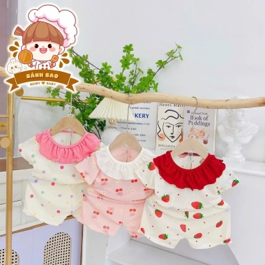 Freeship Voucher Cộc Tay Thun Tăm Lạnh Mỏng Thoáng Mát 6-16kg Cho Bé Trai Bé Gái 2