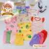 [Freeship + Voucher] Cộc Tay Thun Tăm Lạnh Siêu Thoáng Mát 9-17kg Cho Bé Trai Bé Gái 4