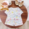 [Freeship + Voucher] Cộc Tay Thun Tăm Lạnh Siêu Thoáng Mát 9-17kg Cho Bé Trai Bé Gái 5