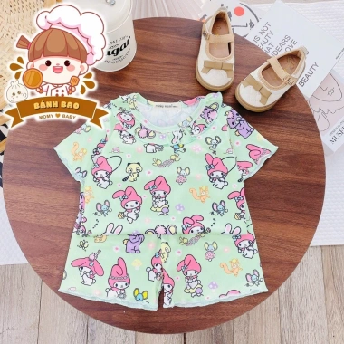 [Freeship + Voucher] Cộc Tay Thun Tăm Lạnh Siêu Thoáng Mát 9-17kg Cho Bé Trai Bé Gái 6