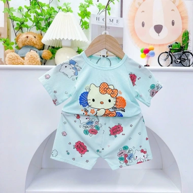 [Freeship + Voucher] Cộc Tay Thun Tăm Lạnh Siêu Thoáng Mát 9-17kg Cho Bé Trai Bé Gái 10