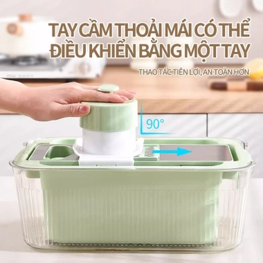 Full Set Nạo Rau Củ Quả Y Hình Rổ Inox 304 Không Gỉ - Đa Năng, Hộp Đựng - 195k 4