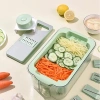 Full Set Nạo Rau Củ Quả Y Hình Rổ Inox 304 Không Gỉ - Đa Năng, Hộp Đựng - 195k 5