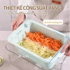 Full Set Nạo Rau Củ Quả Y Hình Rổ Inox 304 Không Gỉ - Đa Năng, Hộp Đựng - 195k 8