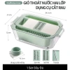Full Set Nạo Rau Củ Quả Y Hình Rổ Inox 304 Không Gỉ - Đa Năng, Hộp Đựng - 195k 10