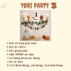 Full Set Trang Trí Sinh Nhật Tone Nâu Số Tuổi Đáng Yêu cho Bé và Người Lớn - Yori Party 99.750 VND 3