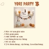 Full Set Trang Trí Sinh Nhật Tone Nâu Số Tuổi Đáng Yêu cho Bé và Người Lớn - Yori Party 99.750 VND 4