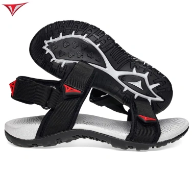 Fullbox Giày Sandal Nam Nữ Việt Thủy Hai Quai Ngang Đen VT016 - 185k giảm 18%