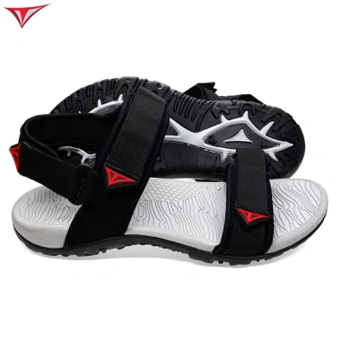Fullbox Giày Sandal Nam Nữ Việt Thủy Hai Quai Ngang Đen VT016 - 185k giảm 18%