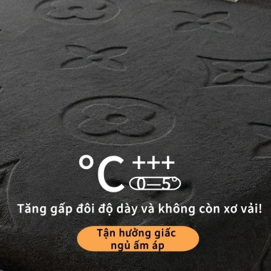 Ga trải giường nhung sữa dày, vỏ bảo vệ nệm lót lông - Bộ 3 món, giá 89.000₫ 5