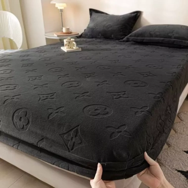 Ga trải giường nhung sữa dày, vỏ bảo vệ nệm lót lông - Bộ 3 món, giá 89.000₫ 10
