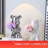 Gấu Bearbrick Lọ Hoa Gốm Sứ Cao Cấp - Quà Tặng Sang Trọng, Trang trí nhà, Giá ưu đãi 109k