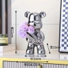 Gấu Bearbrick Lọ Hoa Gốm Sứ Cao Cấp - Quà Tặng Sang Trọng, Trang trí nhà, Giá ưu đãi 109k 4