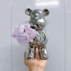 Gấu Bearbrick Lọ Hoa Gốm Sứ Cao Cấp - Quà Tặng Sang Trọng, Trang trí nhà, Giá ưu đãi 109k 6