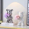 Gấu Bearbrick Lọ Hoa Gốm Sứ – Trang Trí Nhà Cửa, Quà Tặng Đẳng Cấp, Giá 99.000₫
