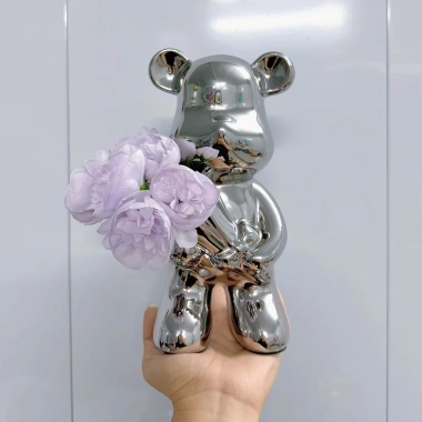 Gấu Bearbrick Lọ Hoa Gốm Sứ – Trang Trí Nhà Cửa, Quà Tặng Đẳng Cấp, Giá 99.000₫