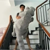 Gấu bông cá sấu lông xù siêu to 1M9 - Gối ôm khổng lồ, giá ưu đãi 156k 2