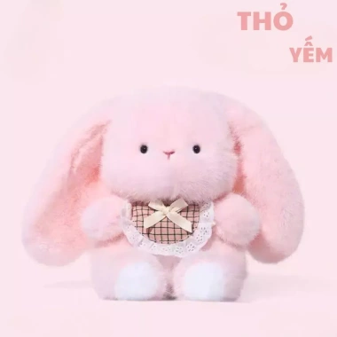 Gấu Bông Caro Hình Thỏ Cừu Voi Mèo Đeo Yếm – Quà Tặng Sinh Nhật Noel 61.799 VND 10