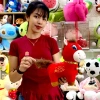 Gấu Bông Con Ngựa Tết Bính Ngọ 28-35cm - Quà Tặng 2.026 Chiêu Tài Lộc Màu Đỏ Ấm Áp 4