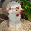 Gấu Bông Cừu Trắng ôm Hoa Hồng Valentine Quà Tặng Người Yêu Ấm Áp, Dễ Thương 3