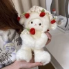 Gấu Bông Cừu Trắng ôm Hoa Hồng Valentine Quà Tặng Người Yêu Ấm Áp, Dễ Thương 4