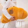 Gấu Bông Gối Ôm Capybara Bánh Sừng Bò – Gấu Nâu Cosplay Bánh Mì G182 Giá 159k