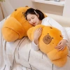 Gấu Bông Gối Ôm Capybara Bánh Sừng Bò – Gấu Nâu Cosplay Bánh Mì G182 Giá 159k 5
