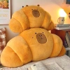 Gấu Bông Gối Ôm Capybara Bánh Sừng Bò – Gấu Nâu Cosplay Bánh Mì G182 Giá 159k 9
