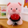 Gấu Bông Heo Hồng Cầm Hoa, Lông Mềm, Quà Tặng Sinh Nhật Valentine, 49.989đ