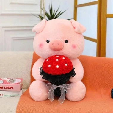 Gấu Bông Heo Hồng Cầm Hoa, Lông Mềm, Quà Tặng Sinh Nhật Valentine, 49.989đ 3 Gấu Bông Heo Hồng Cầm Hoa, Lông Mềm, Quà Tặng Sinh Nhật Valentine, 49.989đ 3