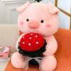 Gấu Bông Heo Hồng Cầm Hoa, Lông Mềm, Quà Tặng Sinh Nhật Valentine, 49.989đ 4