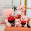 Gấu Bông Heo Hồng Cầm Hoa, Lông Mềm, Quà Tặng Sinh Nhật Valentine, 49.989đ 8