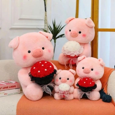 Gấu Bông Heo Hồng Cầm Hoa, Lông Mềm, Quà Tặng Sinh Nhật Valentine, 49.989đ 8 Gấu Bông Heo Hồng Cầm Hoa, Lông Mềm, Quà Tặng Sinh Nhật Valentine, 49.989đ 8