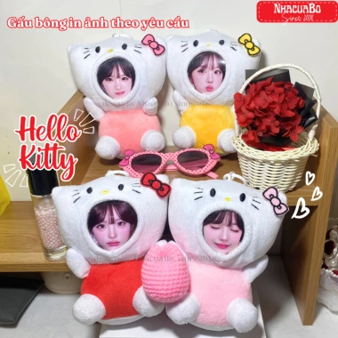 Gấu Bông In Ảnh Theo Yêu Cầu My Melody Cinnamoroll Kuromi Sanrio Giá ưu đãi 65.000đ