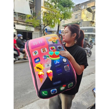 Gấu bông iPhone 17 Pro Max 3D Độc Lạ – Quà Tặng Cao Cấp, Nhồi Bông City 99k 6