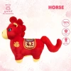 Gấu Bông Ngựa Đỏ May Mắn - Linh Vật Năm Mới, Quà Tặng Bính Ngọ Tết 2.026, Búp Bê 79k