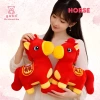 Gấu Bông Ngựa Đỏ May Mắn - Linh Vật Năm Mới, Quà Tặng Bính Ngọ Tết 2.026, Búp Bê 79k 2