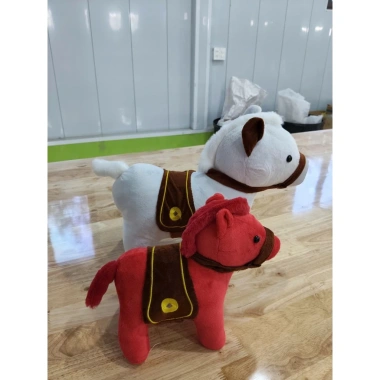 Gấu Bông Ngựa Đỏ Tài Lộc 35cm - Quà Tặng May Mắn Tết Bính Ngọ 2.026, Ngựa Thần Tài Hot Trend, Giá 59,000 VND