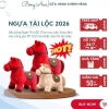 Gấu bông Ngựa Tài Lộc 70cm - Lông mềm mịn, Thú nhồi bông cao cấp, Quà tặng 260k